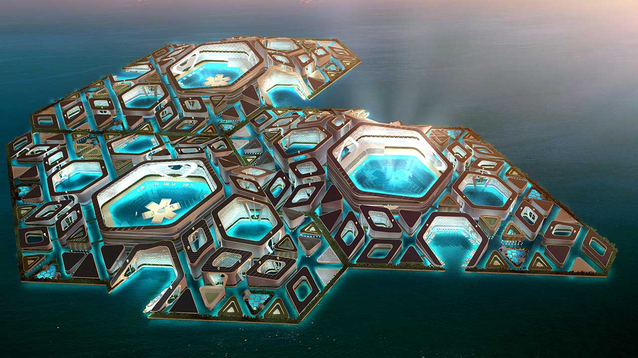 Floating Island City Concept