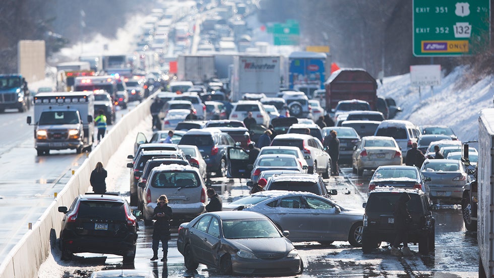 Pennsylvania Turnpike Re-Opens After Massive Pileups With As Many As 100 Vehicles     