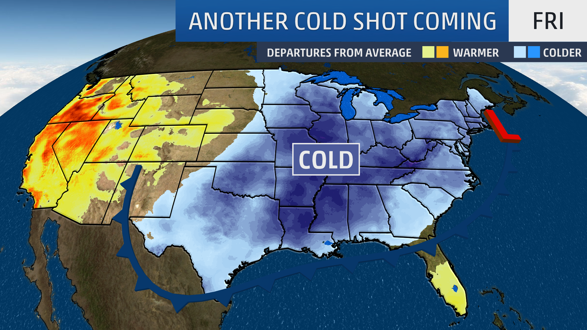 Cold Air Keeps Coming Through MidMonth The Weather Channel