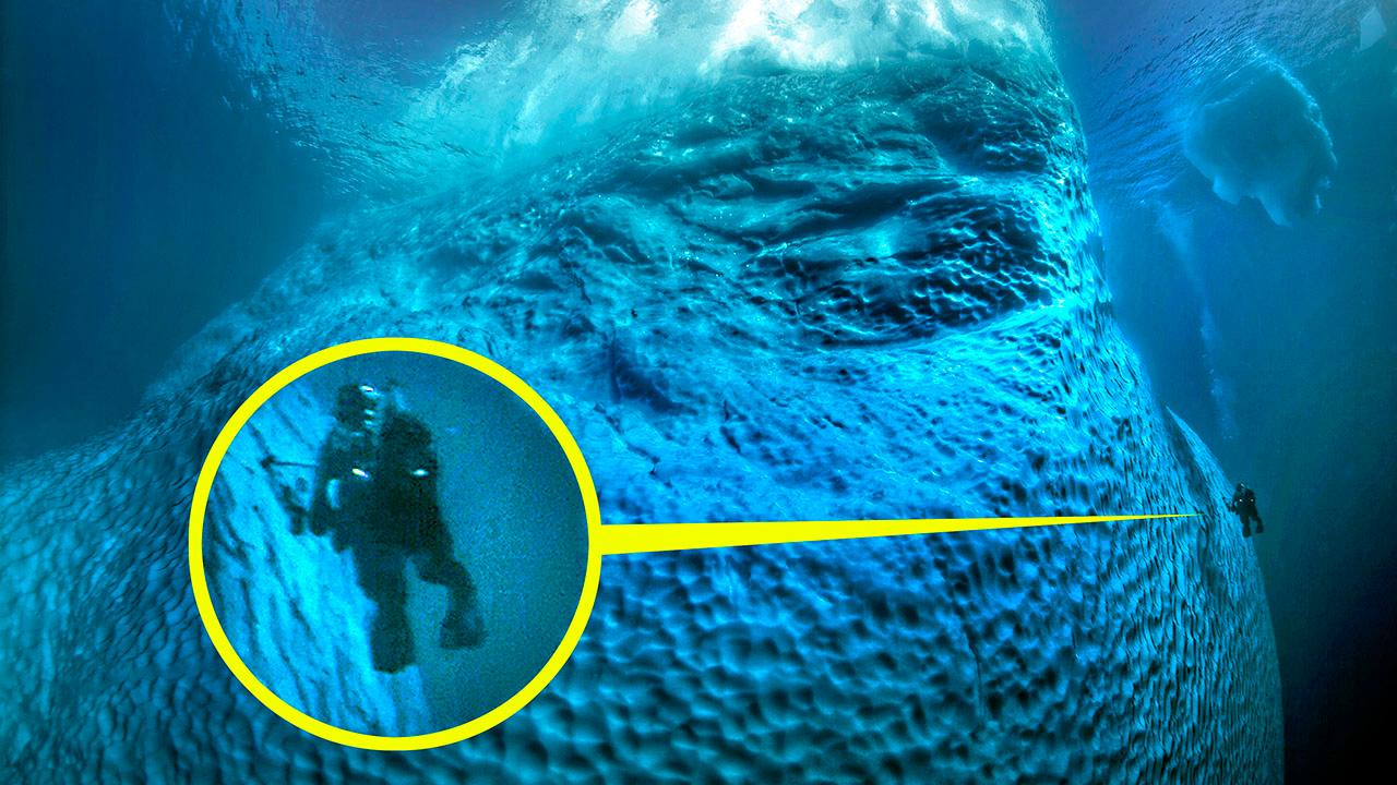 Stunning Photos Reveal Just How Massive Icebergs Are Under Water