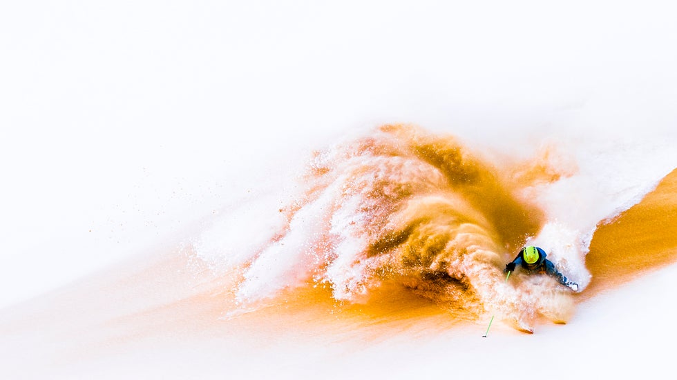 Ride the Rainbow: Freeriders Ski Colored Snow (PHOTOS)