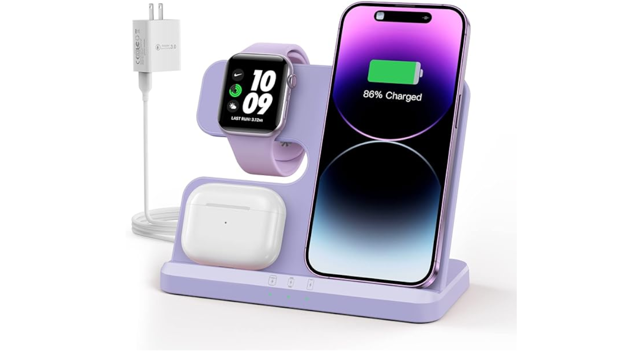 3-in-1 Charging Station for Apple Wireless Charger