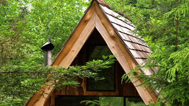 See the Cabin in the Woods That More or Less Came from the Woods (PHOTOS)