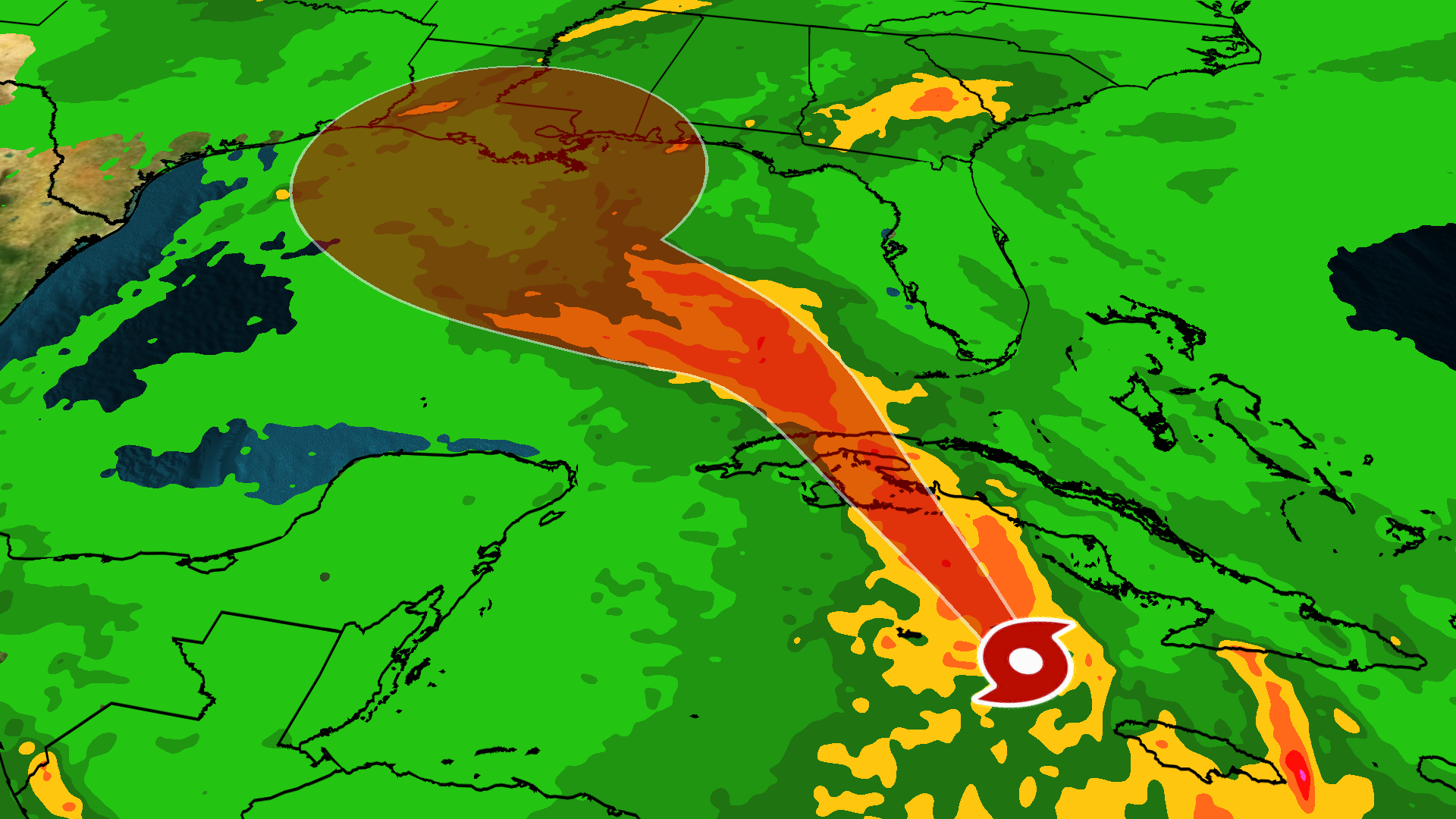Tropical Storm Rafael Near Hurricane Strength