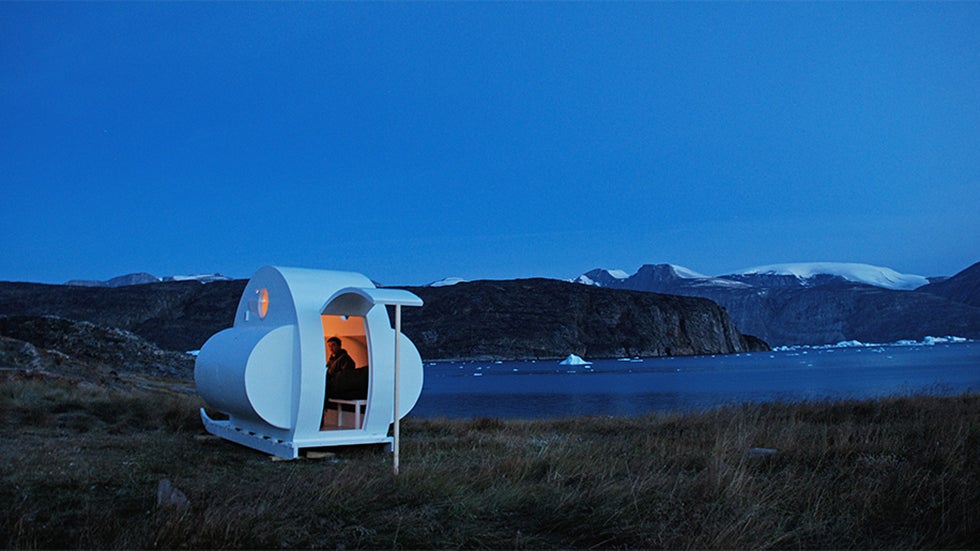 Rob Sweere's Sled Homes in Northern Greenland Can Be Towed Across Ice and Snow (PHOTOS)