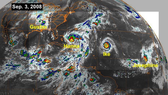 Four Named Storms Swirl in the Atlantic at Once. That's Not as