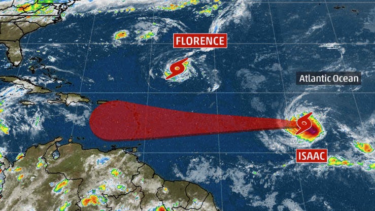 At Least Three Named Storms Will Affect Parts of the U.S. This Week