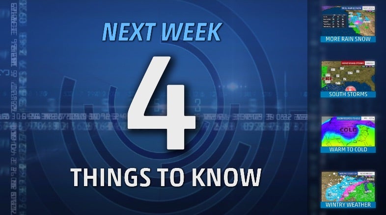 Four Things To Know About This Week's Weather