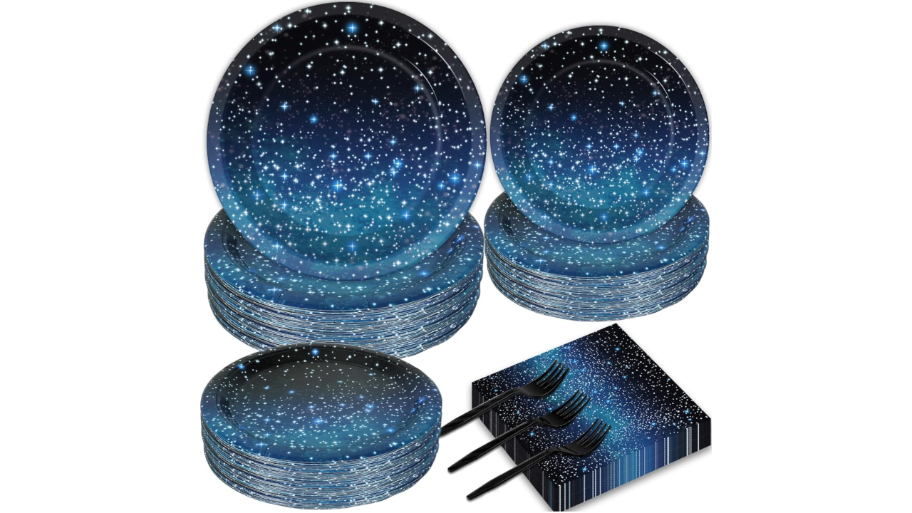 50 Guest Galaxy Party Supplies