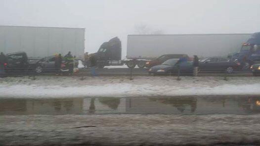 Illinois Pileup on Interstate 57 Near Peotone Injures 12