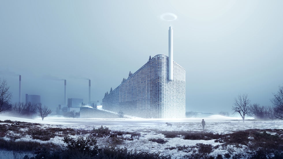 Copenhagen Trash Incinerator Doubles as Ski Resort