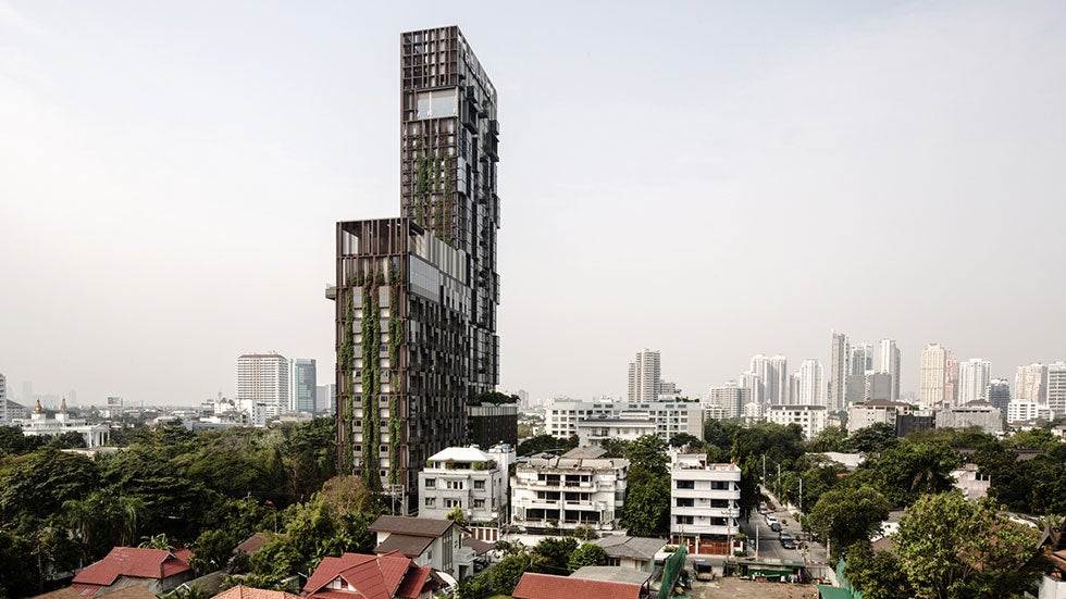 Thailand's High-Rise is Wrapped in Plants: This Vertical Garden Provides a Second Skin (PHOTOS)