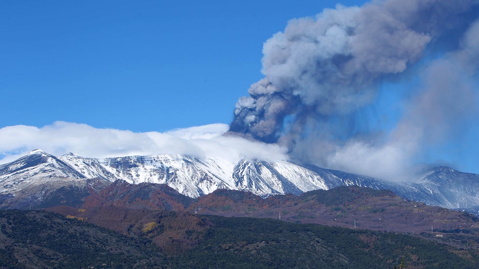 Mount Etna Erupts Again