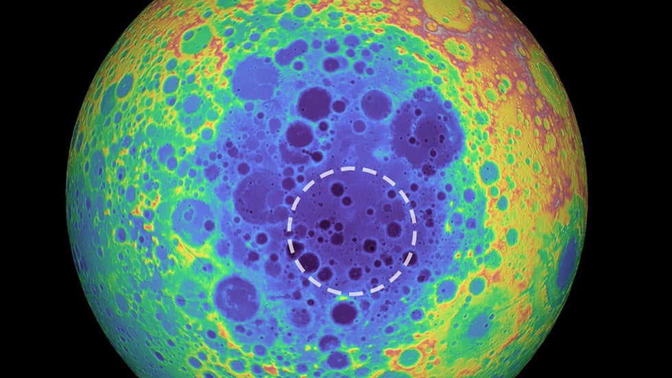 Huge Mysterious Mass Found at the Moon’s South Pole Huge Mysterious Mass Found at the Moon’s South Pole
