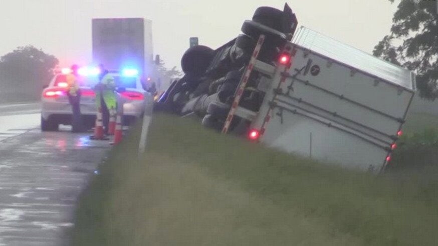 Why Strong Winds Can Cause Big Rigs to Flip Over