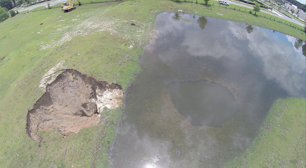 Massive Sinkhole Opens Up in Jonesville, Florida The Weather Channel