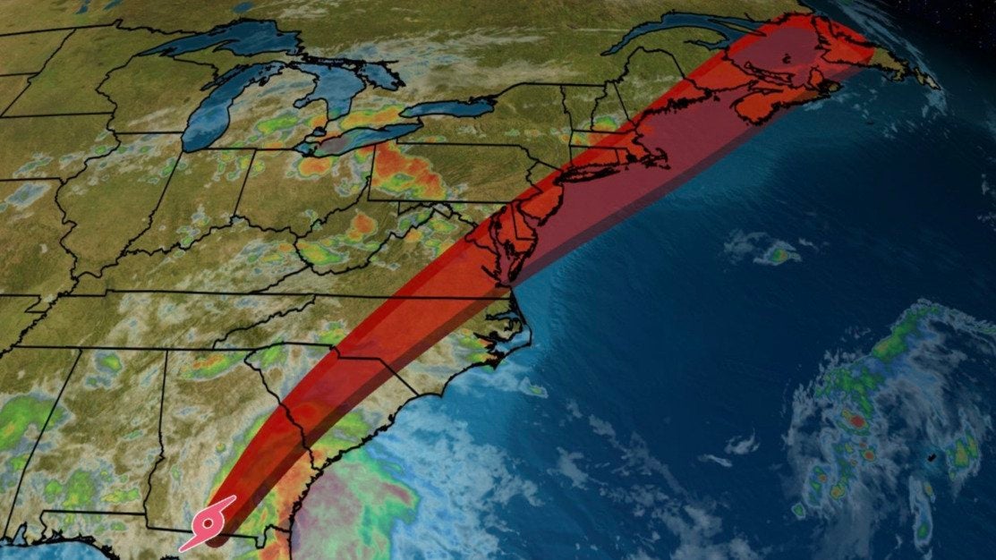 Elsa Triggers Tornado Watch as It Cuts Through Southeast Videos from