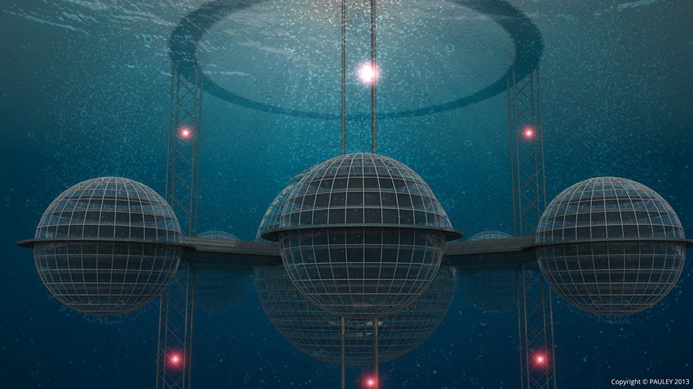 Sub-Biosphere 2 by Futurist Phil Pauley Would Be Underwater Habitat for Humans (PHOTOS)