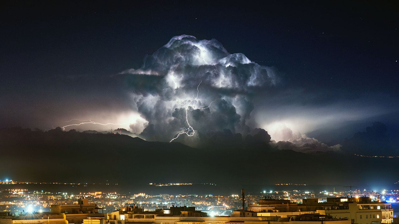 Lightning Over Sardinia