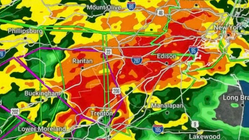 New Jersey Flood Emergency Closes Many Roads Videos from The Weather