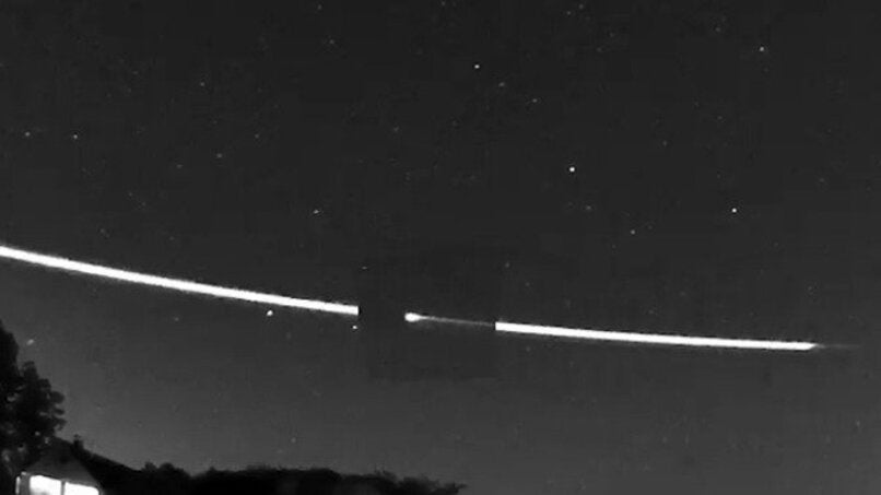 Watch Meteoroid Bounce Back Into Space
