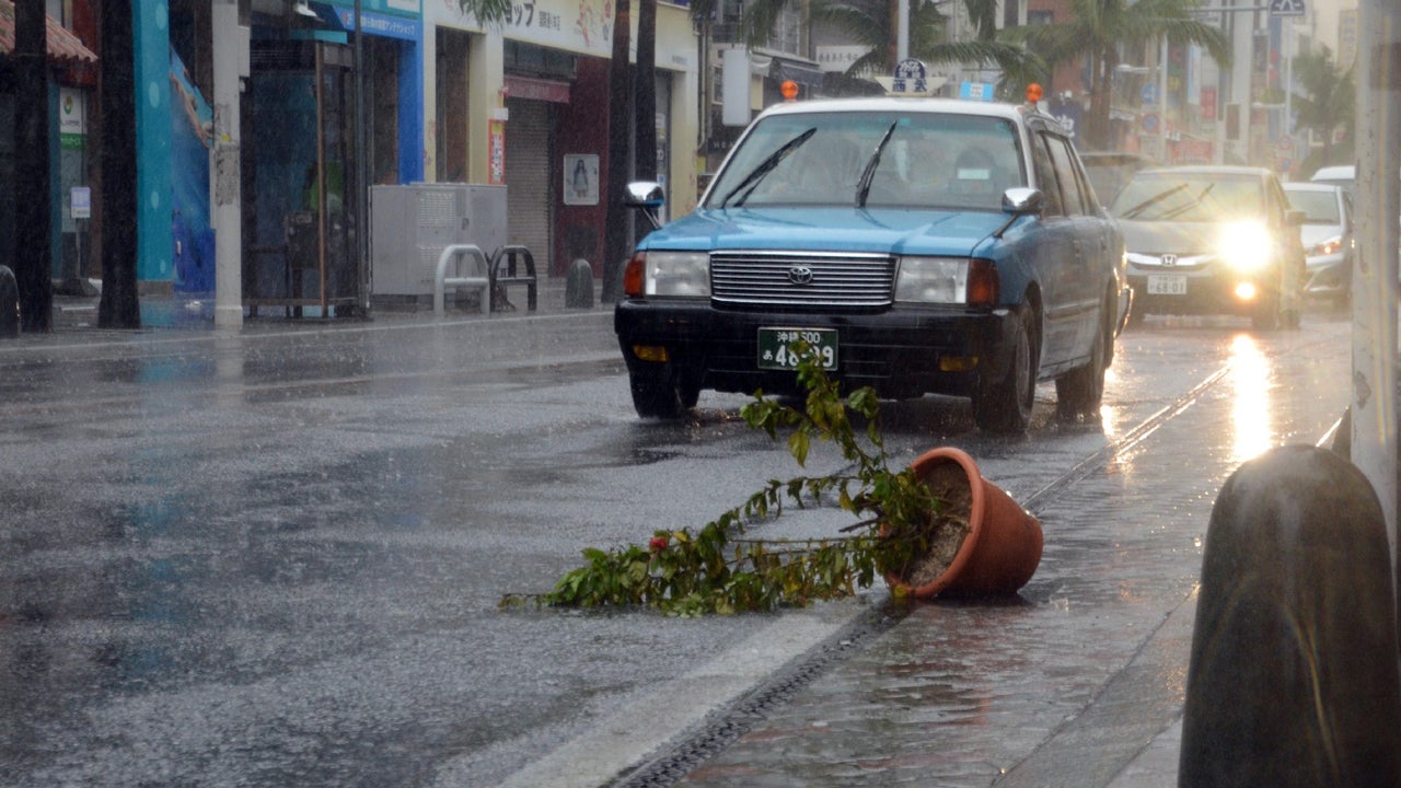 Vongfong Weakens; Dozens Injured, Evacuations Advised After High Winds, Rain Lash Okinawa