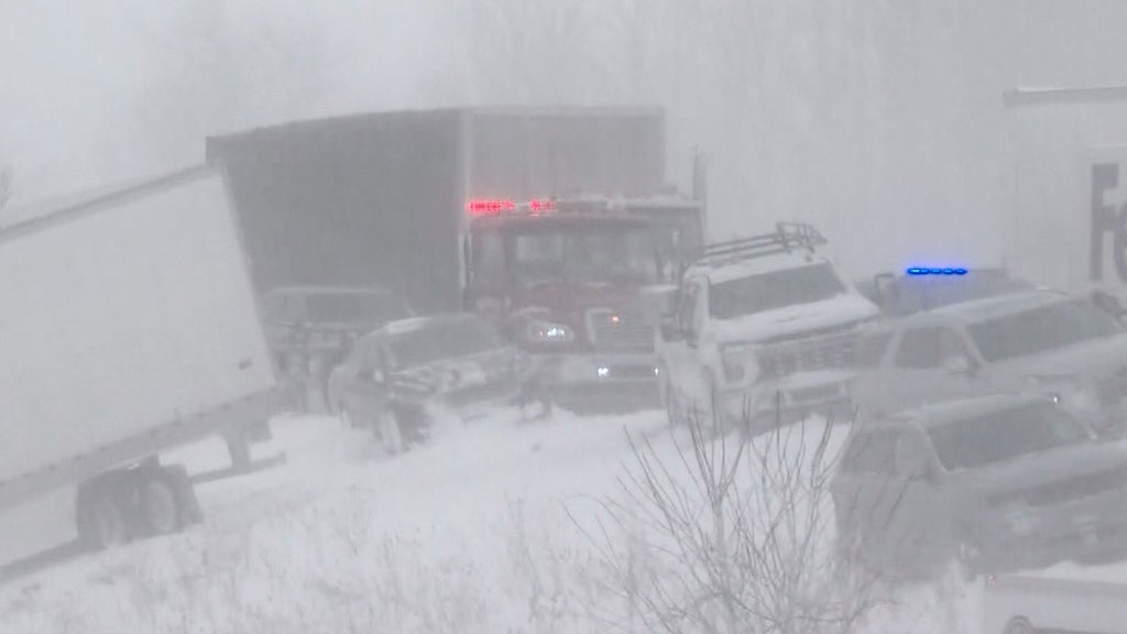 Multiple Injuries Reported In 100-Vehicle Pileup On I-196 In Michigan