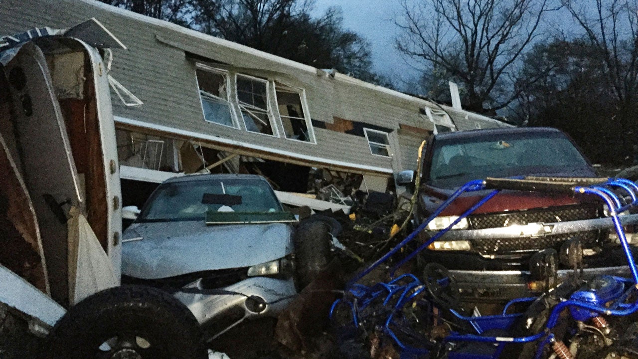 Severe Storms Strike The South; At Least 10 Tornadoes Confirmed