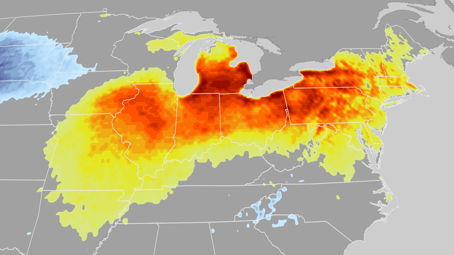 Temperatures Soar Above Average Across Midwest, Great Lakes