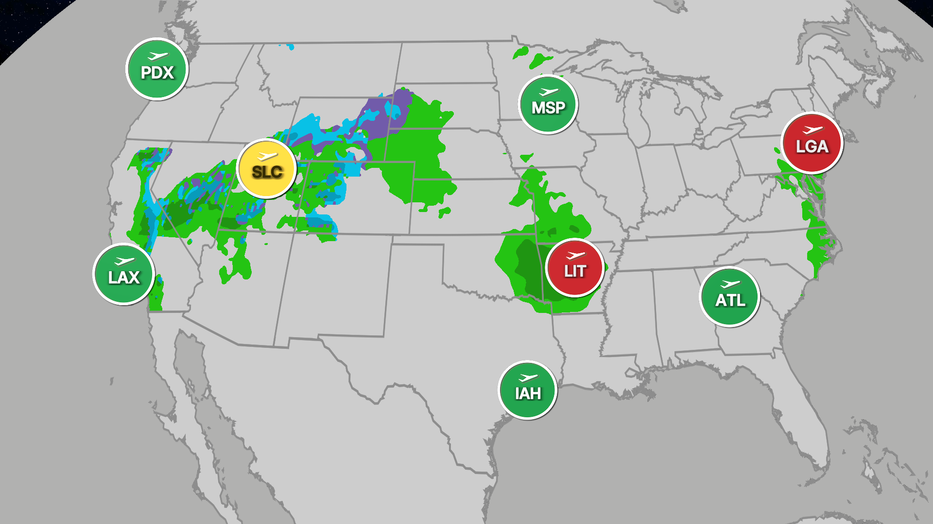Severe Storms, Snow To Cause Travel Woes This Weekend