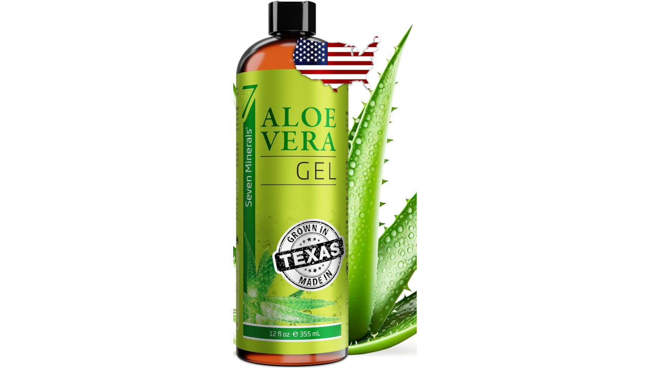 Seven Minerals Organic Aloe Vera Gel