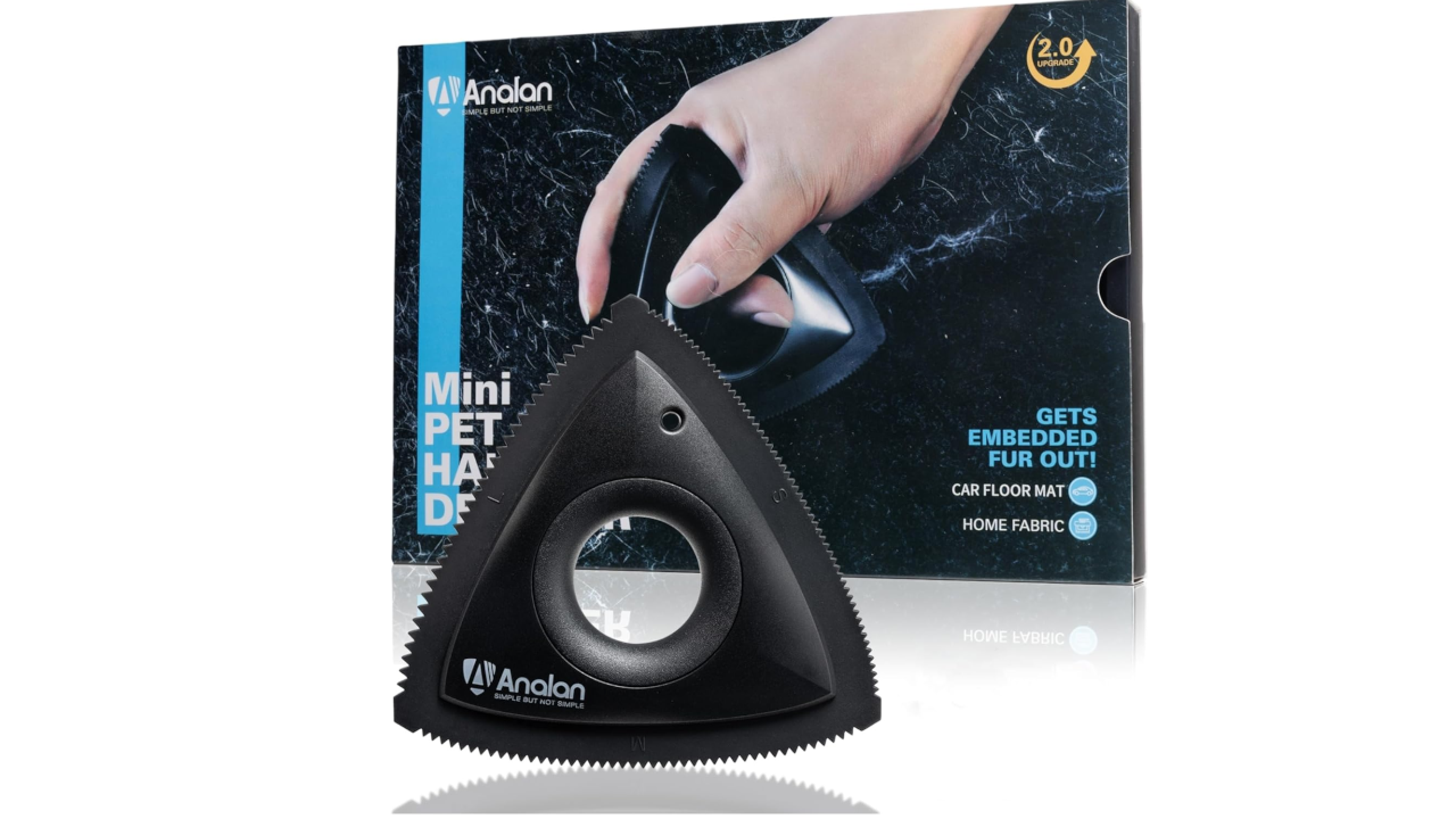 Analan Mini Pet Hair Remover for Car Detailing