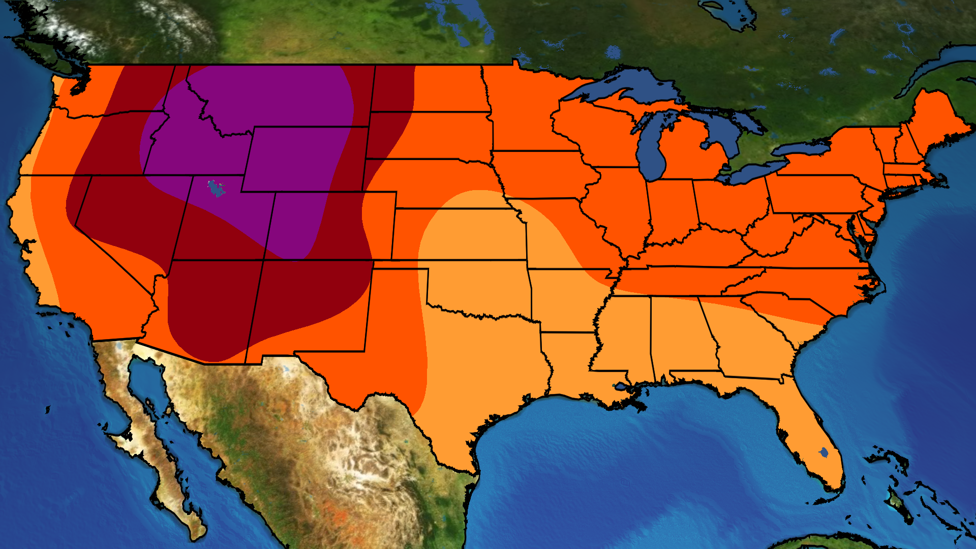 August Outlook Trends Hotter In West, Wetter In East
