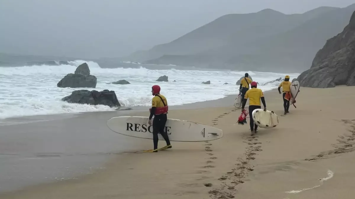 Man Missing After Powerful Surf Sweeps Three Into Ocean Off California State Park