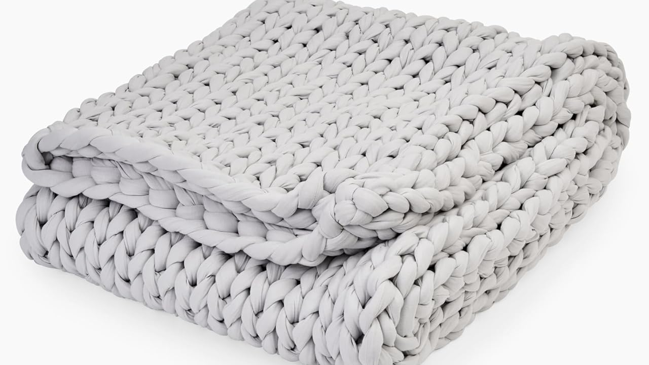 Bearaby Cotton Hand-Knit Weighted Blankets