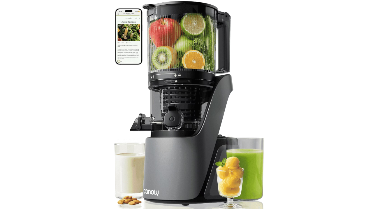 Canoly C16 Cold Press Juicer 6"Extra Wide Chute