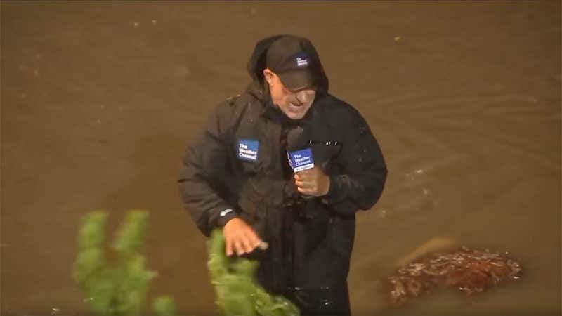 Jim Cantore From Cedar Key Shows Storm Surge Videos from The Weather Jim Cantore From Cedar Key Shows Storm Surge Videos from The Weather