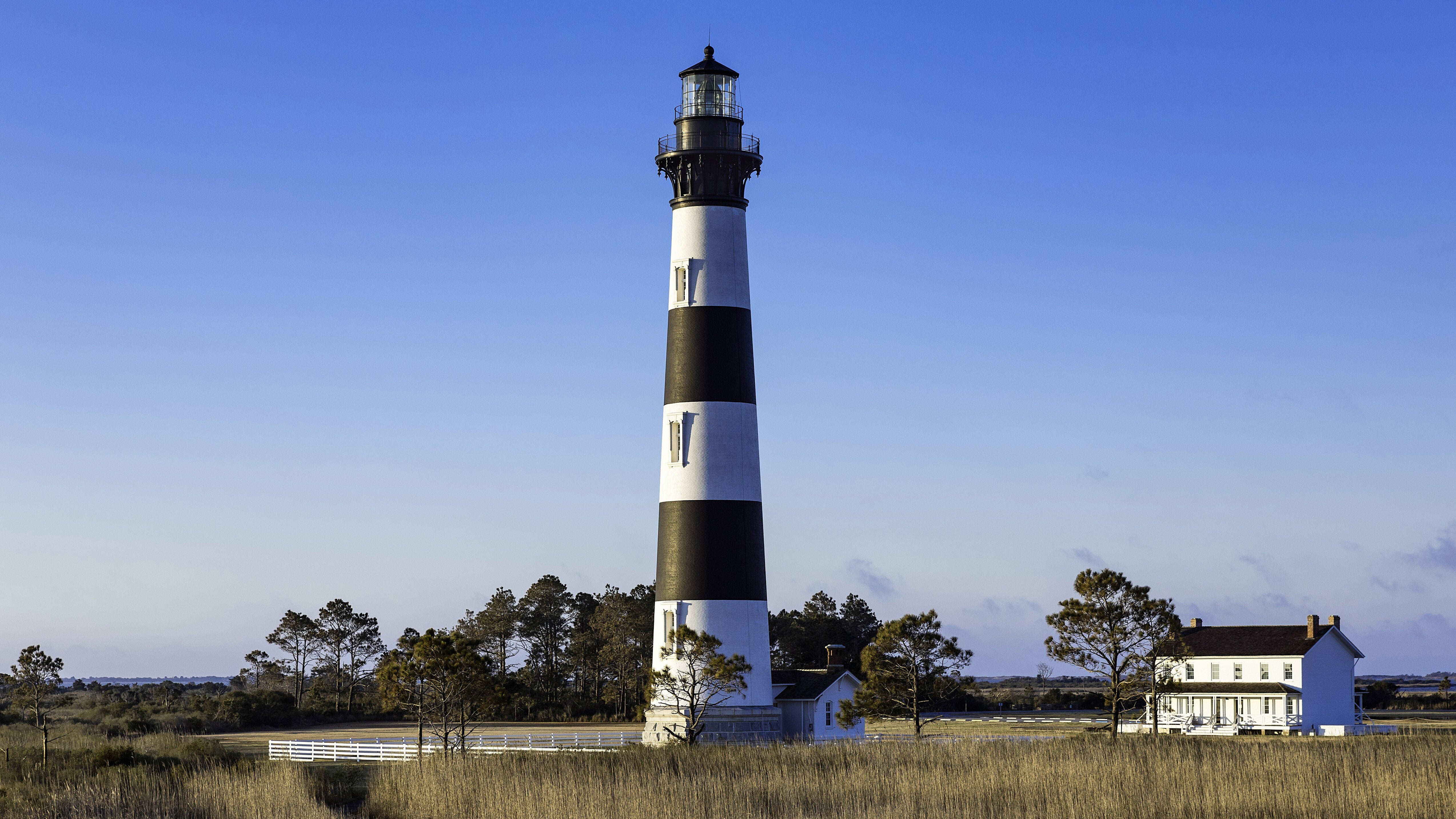 Bodie Island Lighthouse in Cape Hatteras, North Carolina. Photo by: John Greim/Loop Images/Universal Images Group via Getty Images