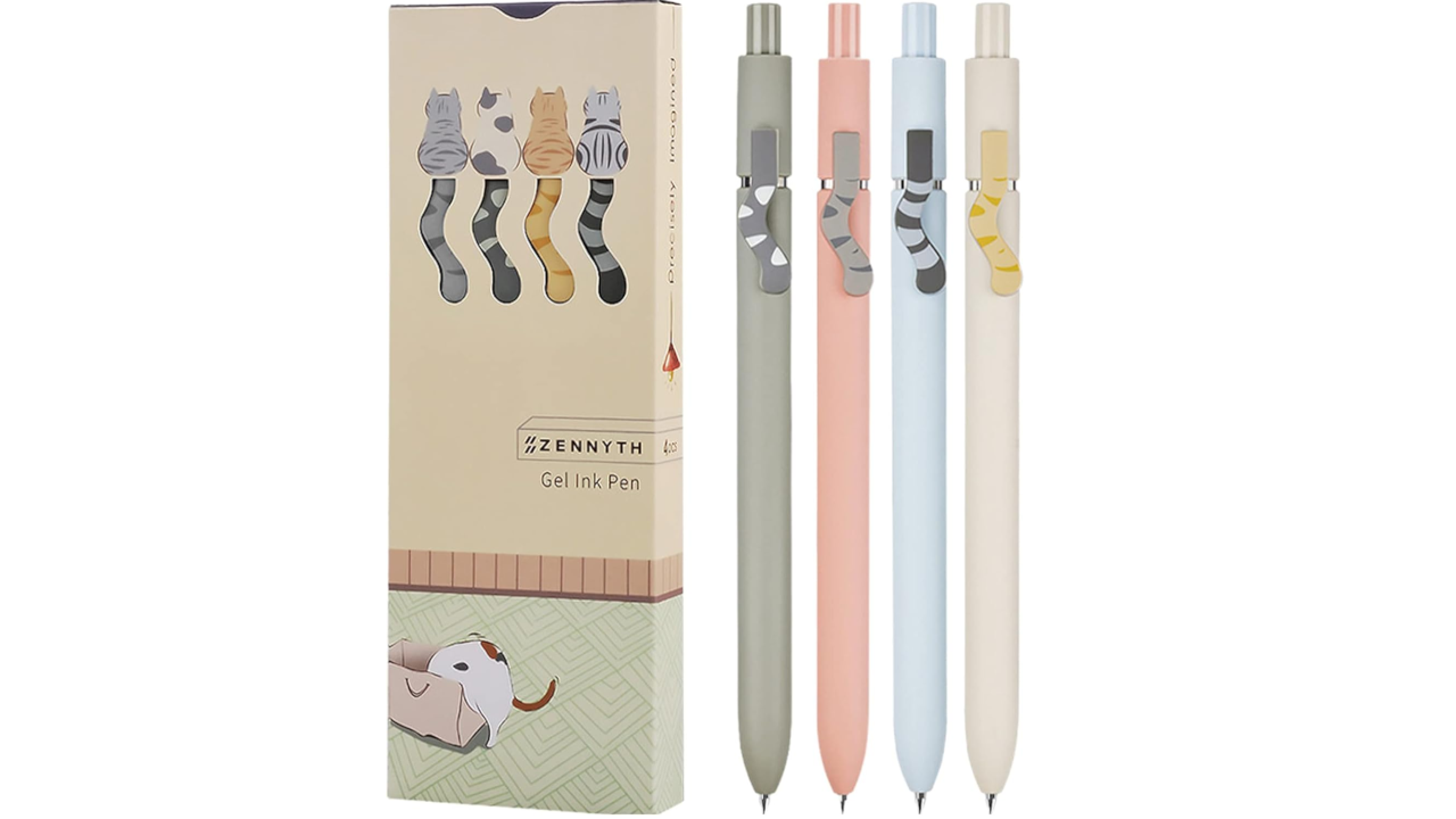High-End Series Cat's Tail Retractable Pen for Journaling
