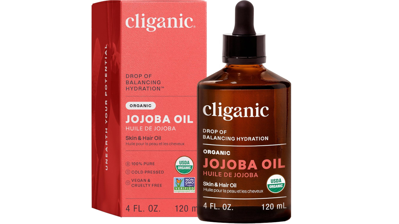Cliganic Organic Jojoba Oil, 100% Pure (4oz)