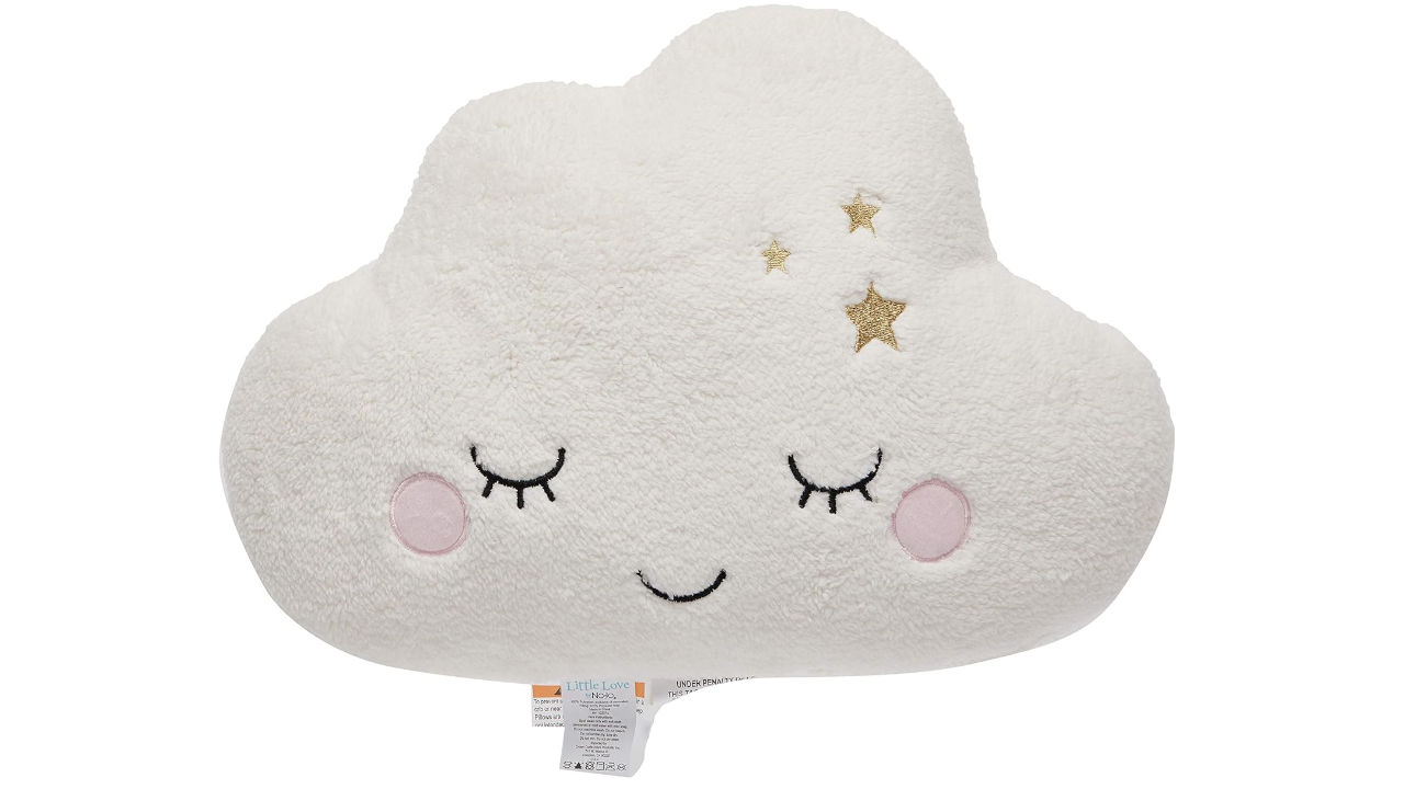 Little Love by NoJo - Plush Cloud Shaped Decorative Pillow
