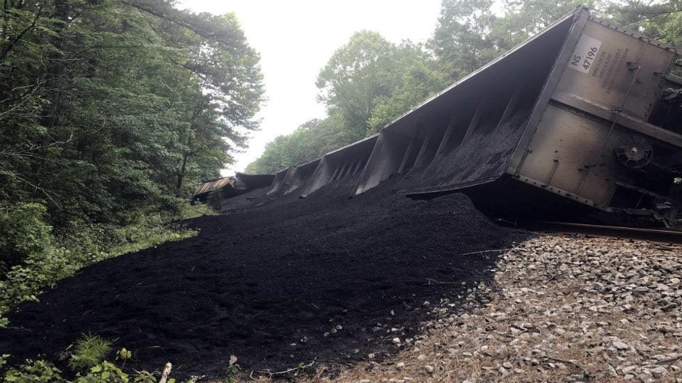Coal Train Derails in Great Dismal Swamp, Prompting Environmental ...