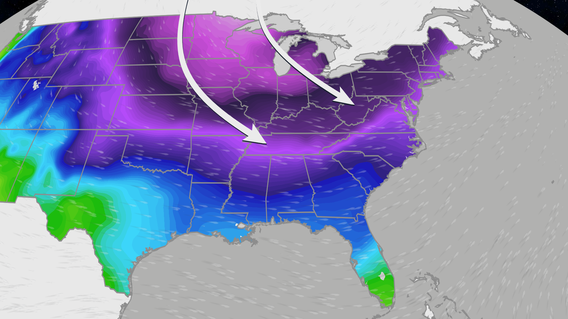 Multiple Rounds Of Arctic Air Diving Into The East This Week