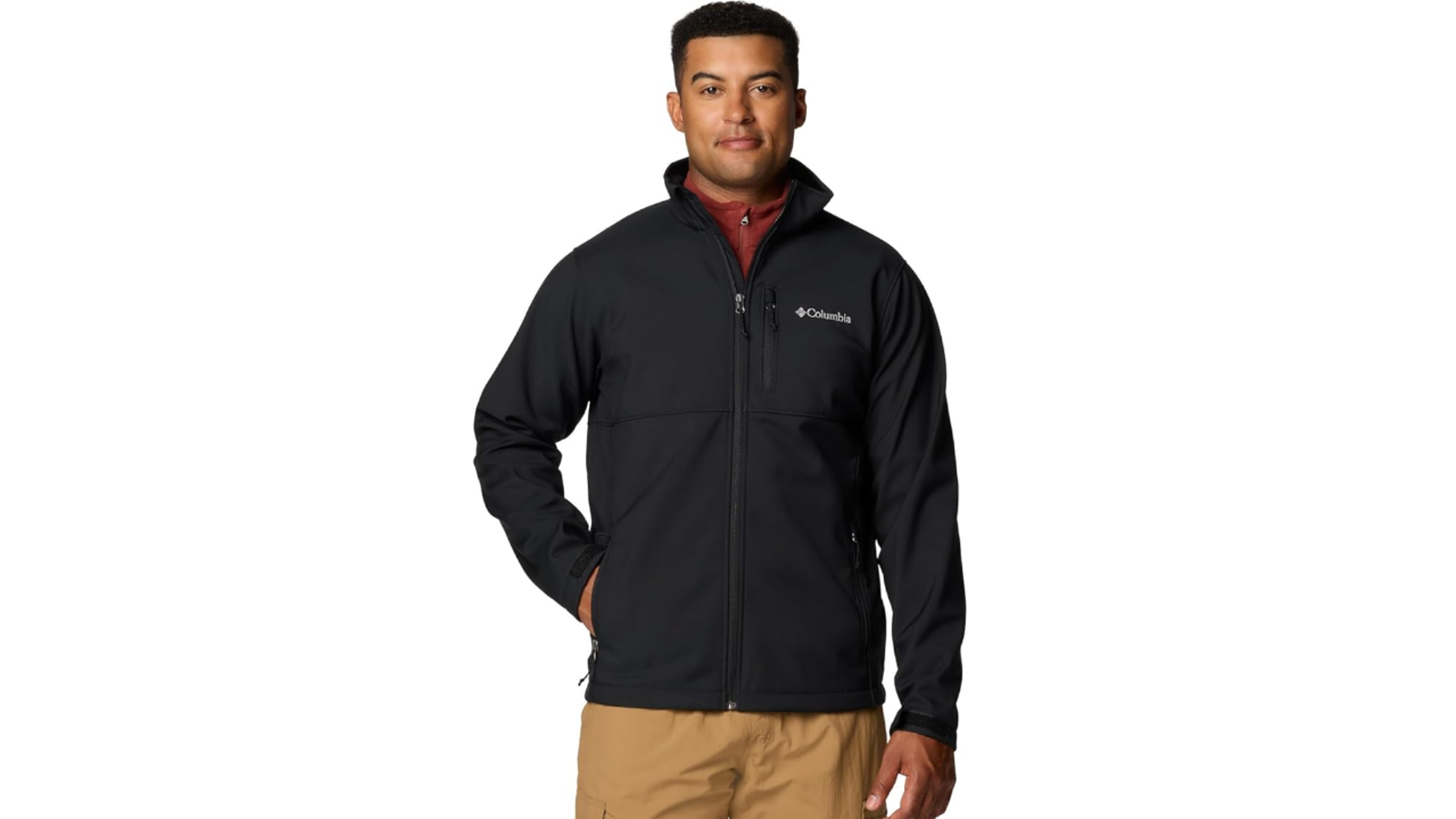 Columbia Men’s Ascender Softshell Full Zip Rain Jacket