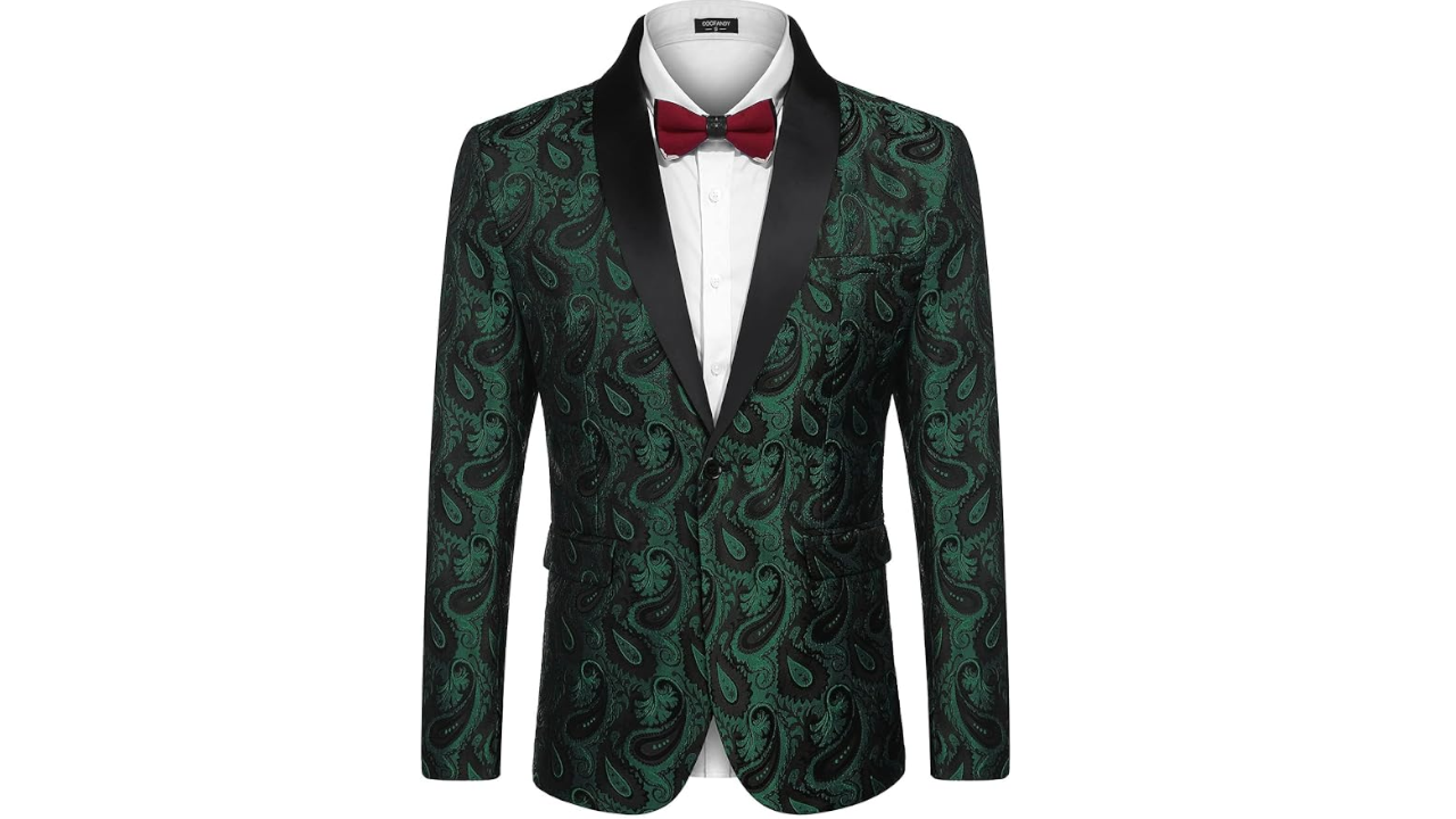 COOFANDY Mens Floral Tuxedo Jacket