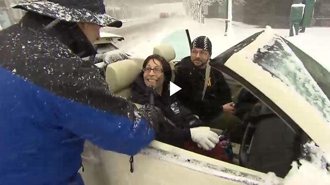 Jim Cantore Tells Convertible Drivers: 'This Is Taking It to a Whole New Level'