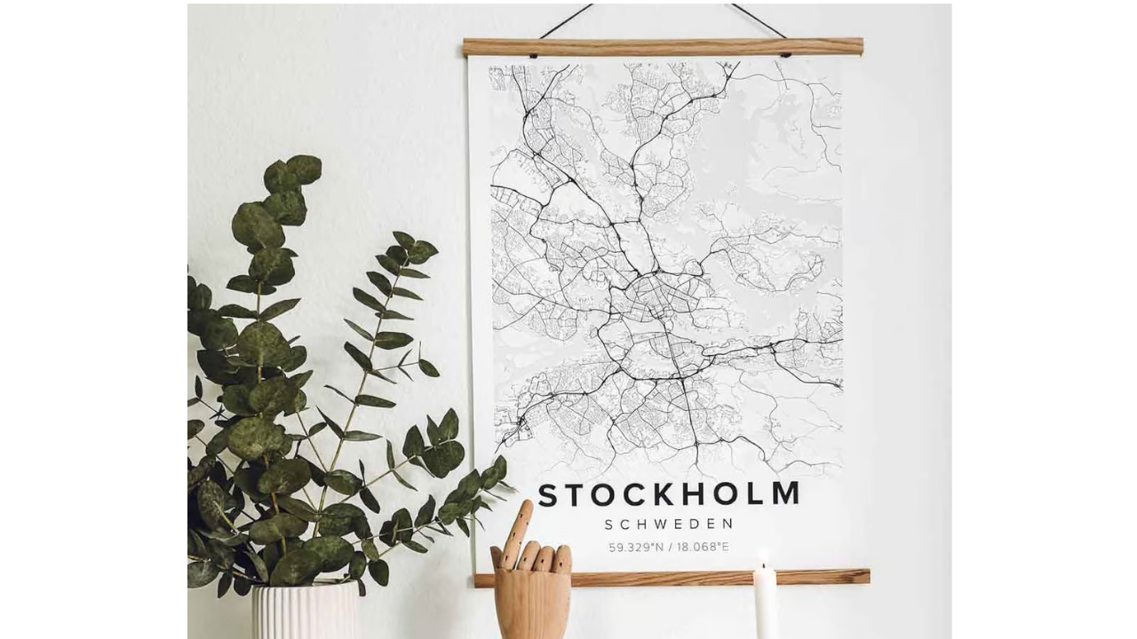 Custom Map Or Poster For Meaningful Moments