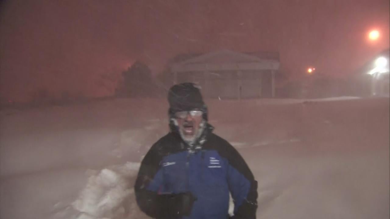 Jim Cantore Flips out When He Sees Thundersnow | The Weather Channel
