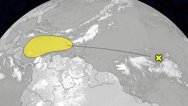 A New Blob Could Head Into The Warm Waters Of The Caribbean
