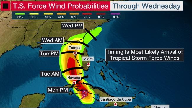 Tracking Tropical Storm Elsa's Path Toward Florida Videos from The